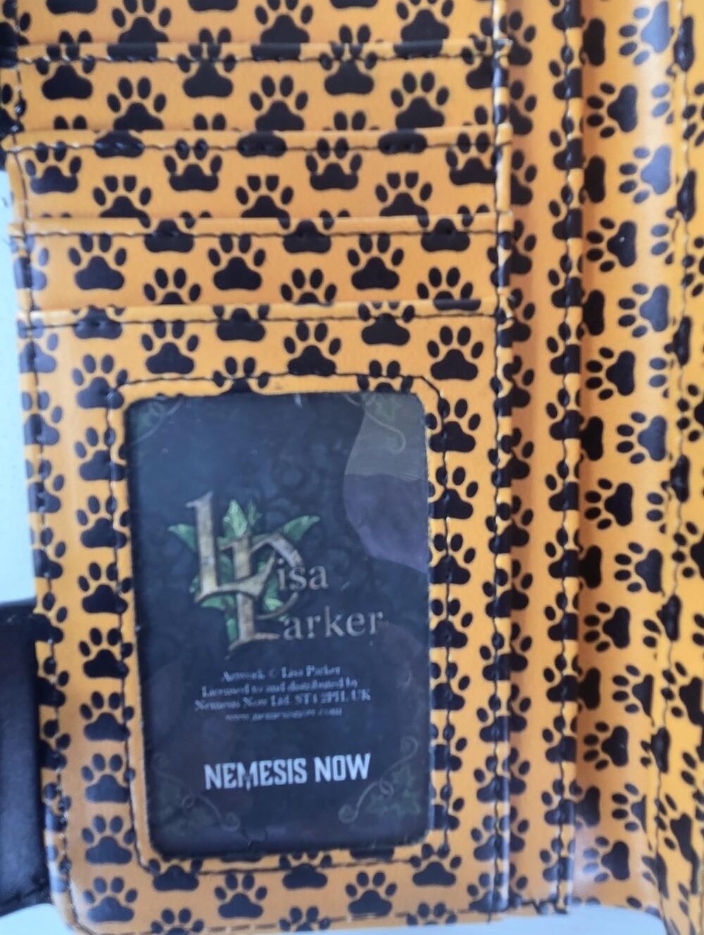 New Laura Parker 3D Black Cat Wallet - Picture 8 of 11